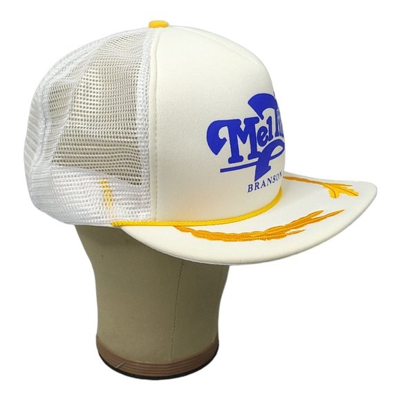 Vintage Mel Tillis Mesh Snapback Cap Trucker Foam Hat Branson Scrambled Eggs - Picture 3 of 12
